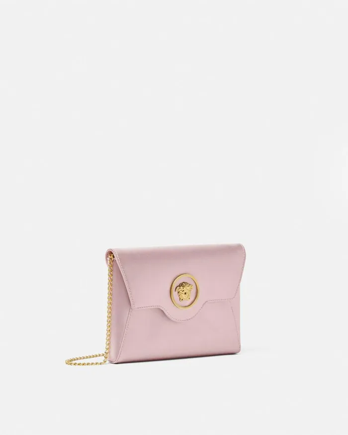 Versace Shoulder and Crossbody La Medusa Envelope Clutch Light Pink 8211 Women