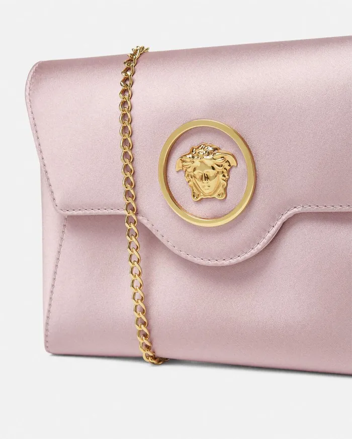 Versace Shoulder and Crossbody La Medusa Envelope Clutch Light Pink 8211 Women