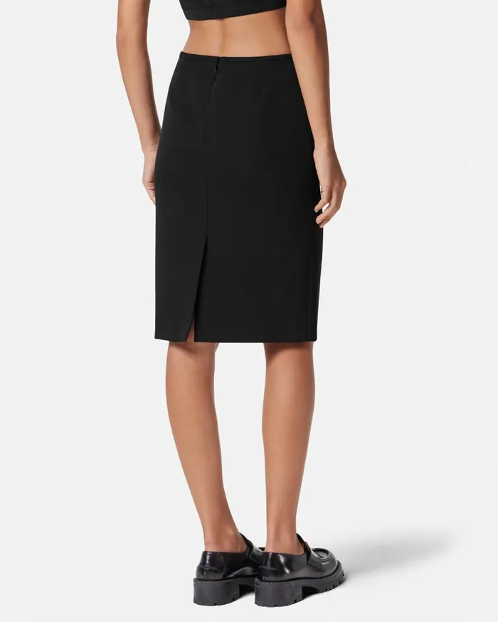 Versace Skirts Medusa 03995 Midi Skirt Black 8211 Women