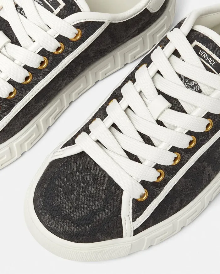 Versace Sneakers Barocco Greca Sneakers Blackprint 8211 Women Versace Sneakers Barocco Greca Sneakers Blackprint 8211 Women