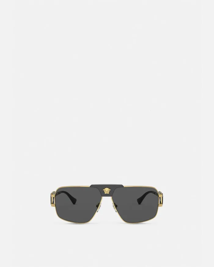 Versace Sunglasses Aviator Sunglasses Blackgold 8211 Men