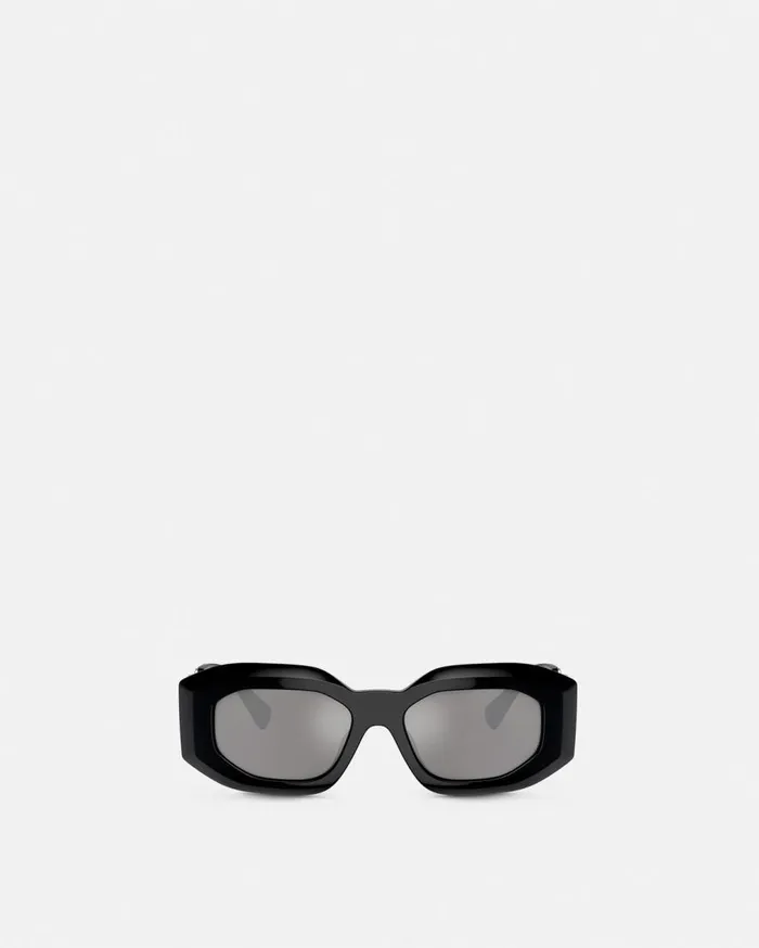 Versace Sunglasses Maxi Medusa Biggie Sunglasses Black 8211 WomenMen Versace Sunglasses Maxi Medusa Biggie Sunglasses Black 8211 WomenMen