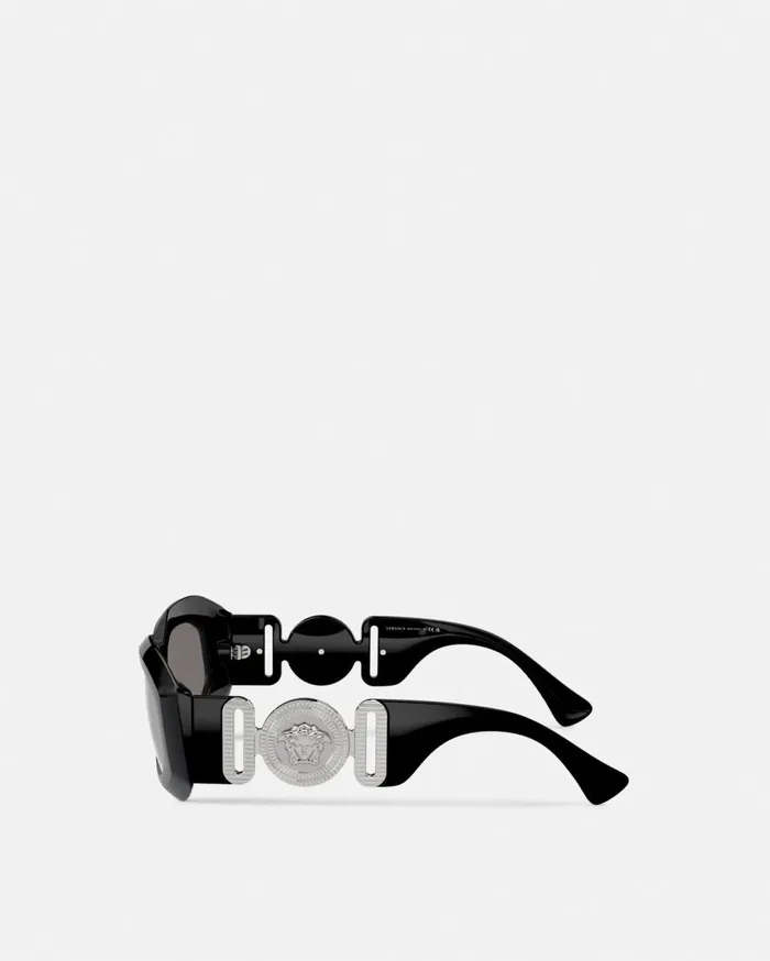 Versace Sunglasses Maxi Medusa Biggie Sunglasses Black 8211 WomenMen Versace Sunglasses Maxi Medusa Biggie Sunglasses Black 8211 WomenMen