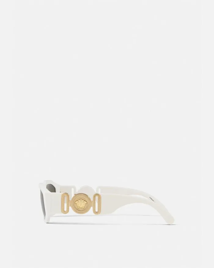 Versace Sunglasses Medusa Biggie Sunglasses White 8211 WomenMen Versace Sunglasses Medusa Biggie Sunglasses White 8211 WomenMen