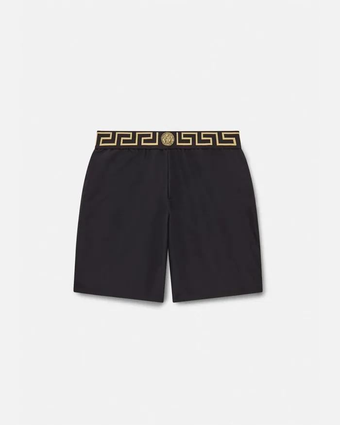Versace Swimwear Greca Border Boardshorts Black 8211 Men