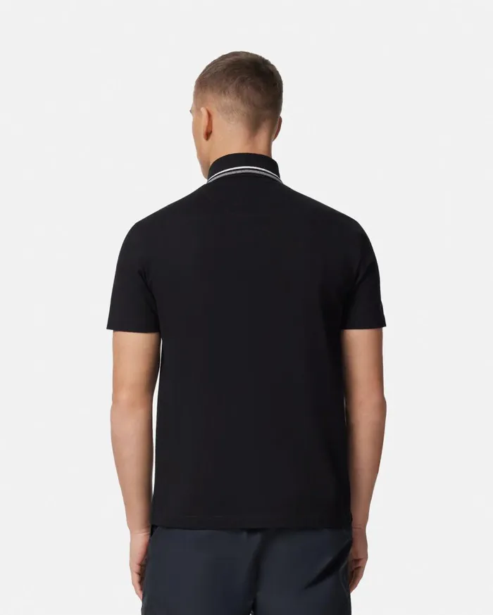 Versace TShirts and Polos Barocco Polo Shirt Black 8211 Men Versace TShirts and Polos Barocco Polo Shirt Black 8211 Men