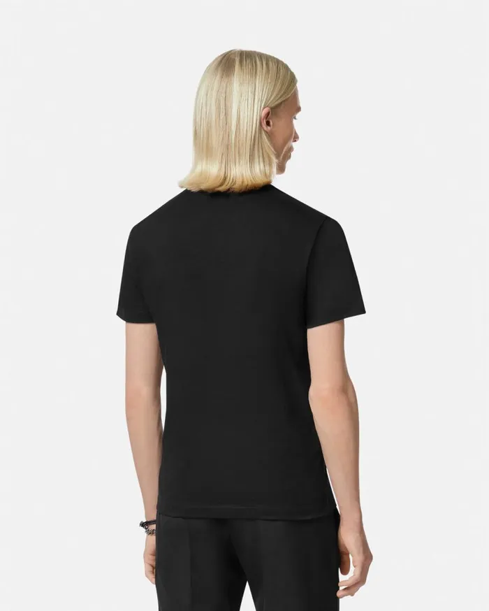 Versace TShirts and Polos Versace Cartouche TShirt Black 8211 Men Versace TShirts and Polos Versace Cartouche TShirt Black 8211 Men