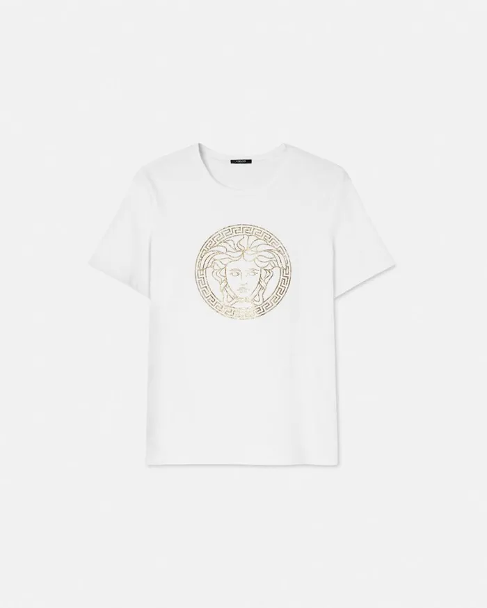 Versace TShirts and Sweatshirts Medusa TShirt Whiteprint 8211 Women