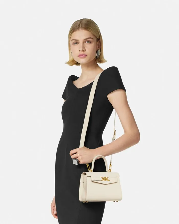 Versace Top Handle Medusa 03995 Small Handbag Beige 8211 Women