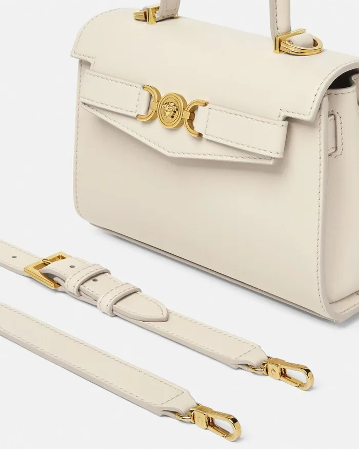 Versace Top Handle Medusa 03995 Small Handbag Beige 8211 Women