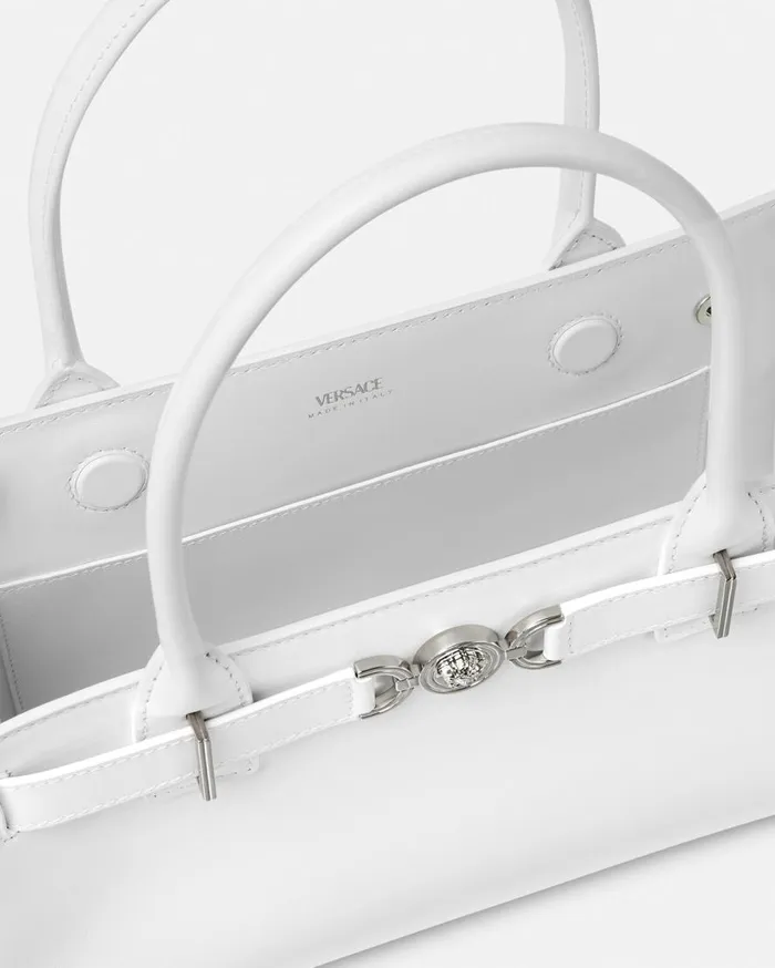 Versace Totes Medusa 03995 Tote Bag White 8211 Women Versace Totes Medusa 03995 Tote Bag White 8211 Women