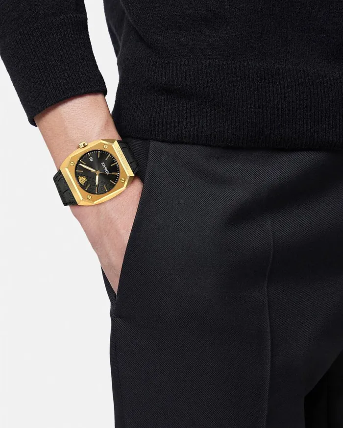 Versace Watches Antares Watch Blackgold 8211 Men Versace Watches Antares Watch Blackgold 8211 Men