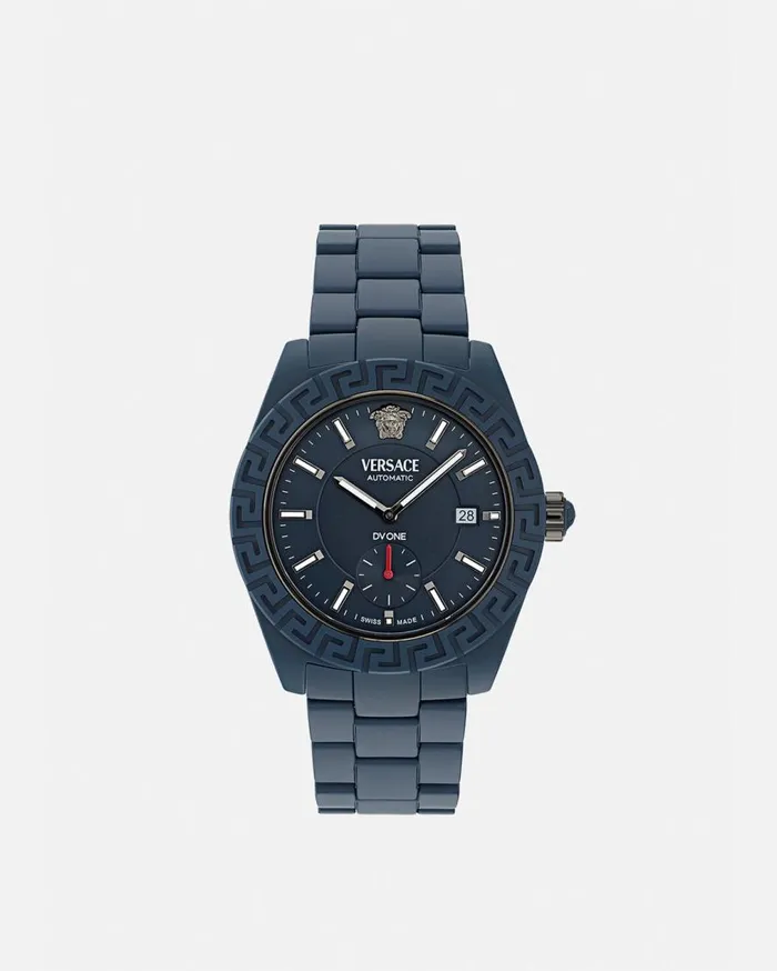 Versace Watches DV One Automatic Watch Blue 8211 Men