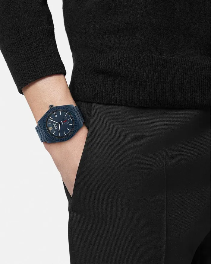Versace Watches DV One Automatic Watch Blue 8211 Men Versace Watches DV One Automatic Watch Blue 8211 Men