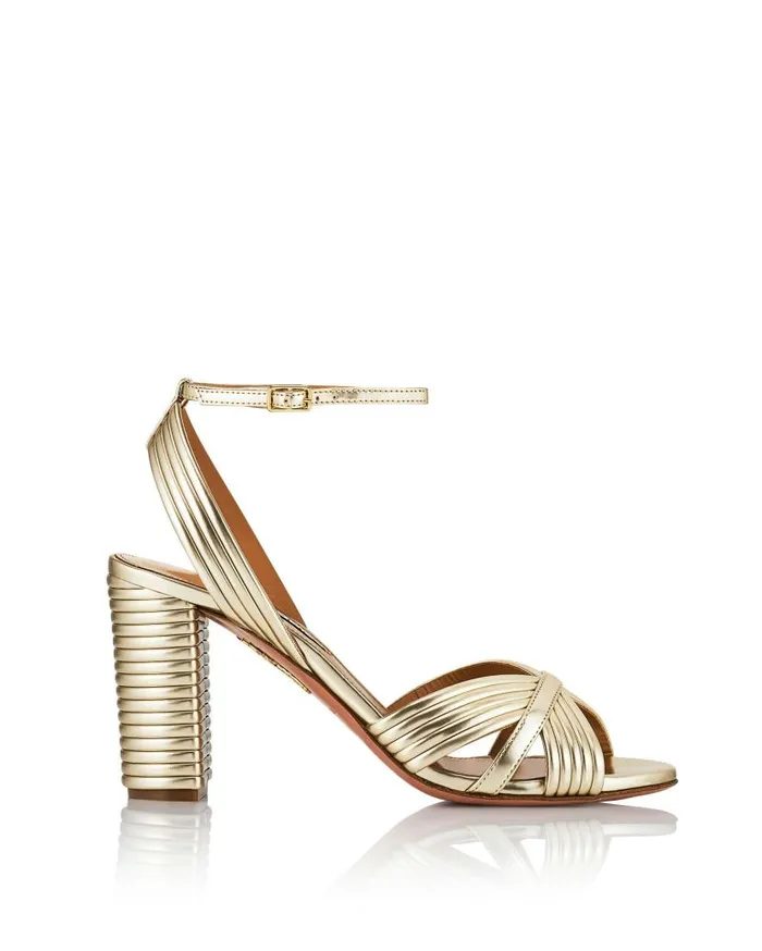 Very Sundance Sandal 85 Gold Women Aquazzura Sandals Very Sundance Sandal 85 Gold Women Aquazzura Sandals