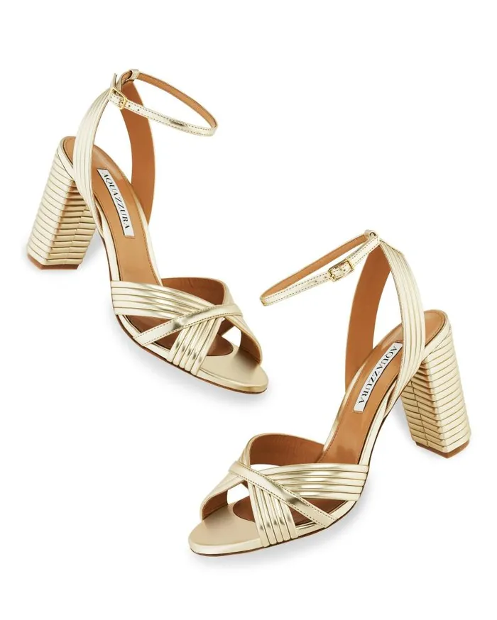Very Sundance Sandal 85 Gold Women Aquazzura Sandals Very Sundance Sandal 85 Gold Women Aquazzura Sandals