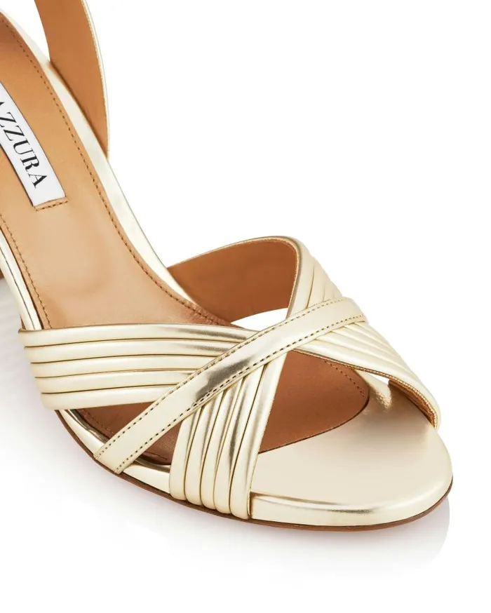 Very Sundance Sandal 85 Gold Women Aquazzura Sandals Very Sundance Sandal 85 Gold Women Aquazzura Sandals