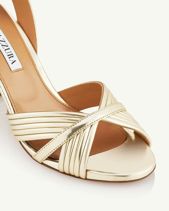 Very Sundance Sandal 85 Gold Women Aquazzura Sandals Very Sundance Sandal 85 Gold Women Aquazzura Sandals