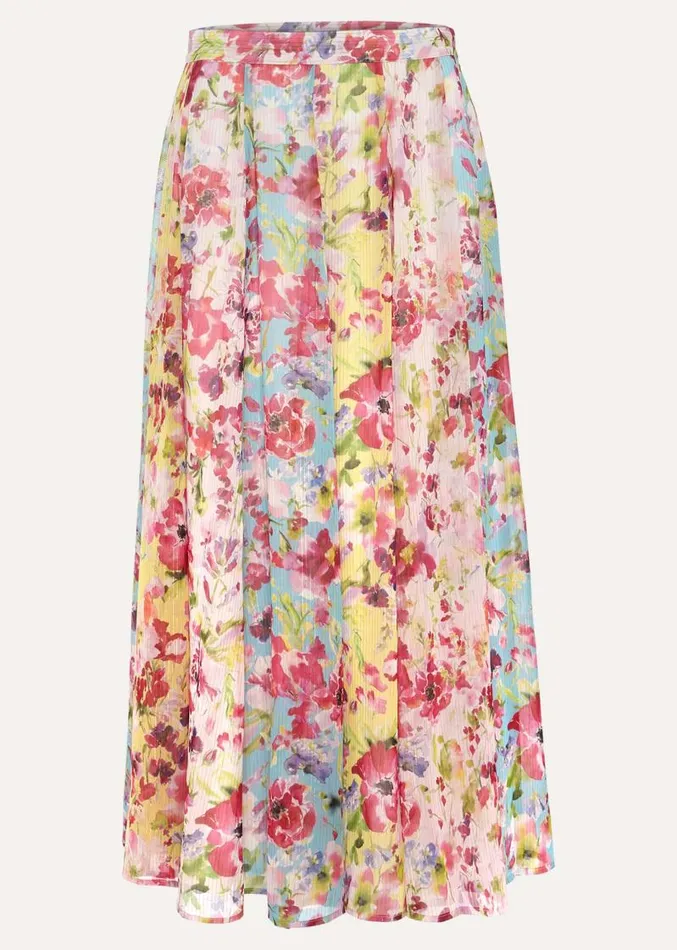 Vivianne Floral Midi Skirt Multicoloured Women Phase Eight Skirts