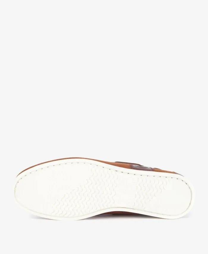 Wake Boat Shoes Classic Beige Men Barbour Shoes