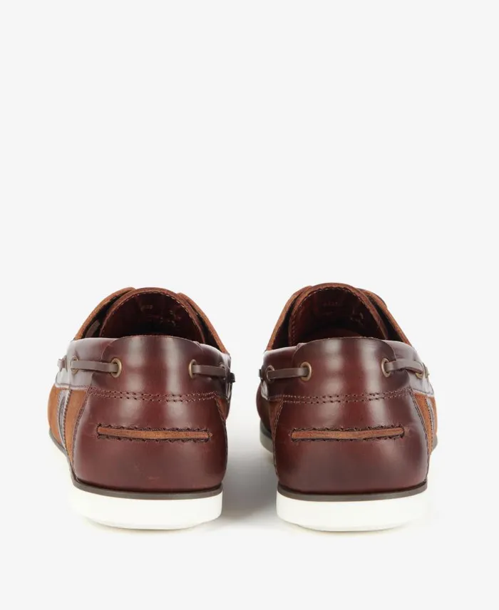 Wake Boat Shoes Classic Beige Men Barbour Shoes