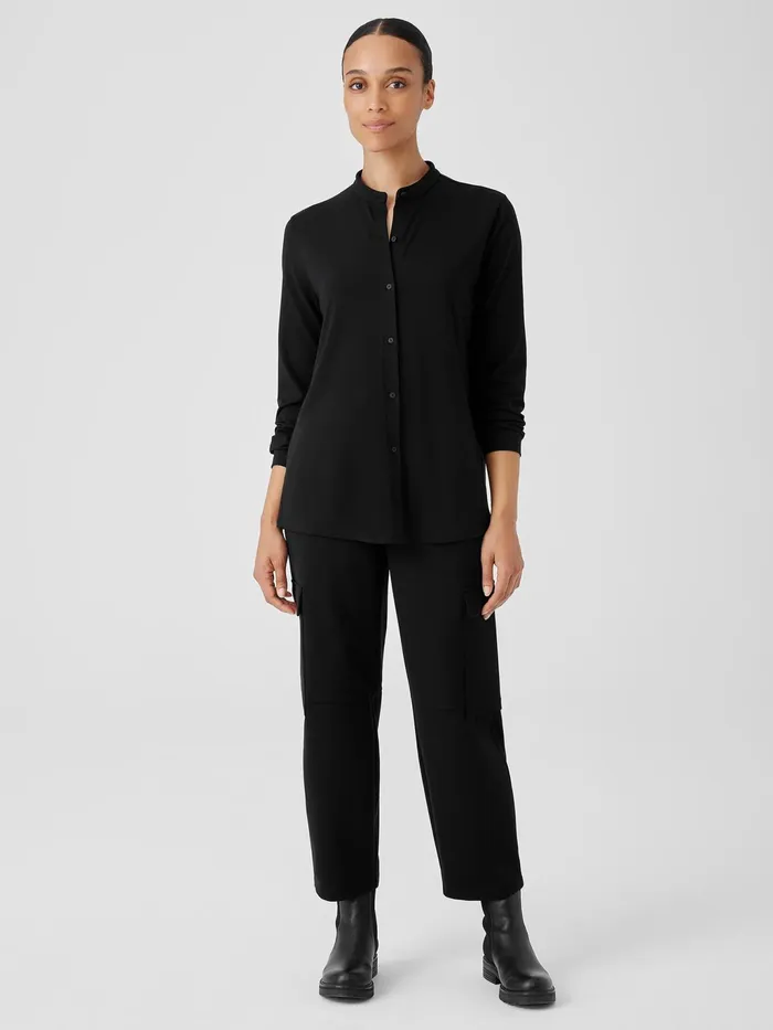 Washable Flex Ponte Cargo Lantern Pant Black Women Eileen Fisher Pants Shorts and Jumpsuits Washable Flex Ponte Cargo Lantern Pant Black Women Eileen Fisher Pants Shorts and Jumpsuits