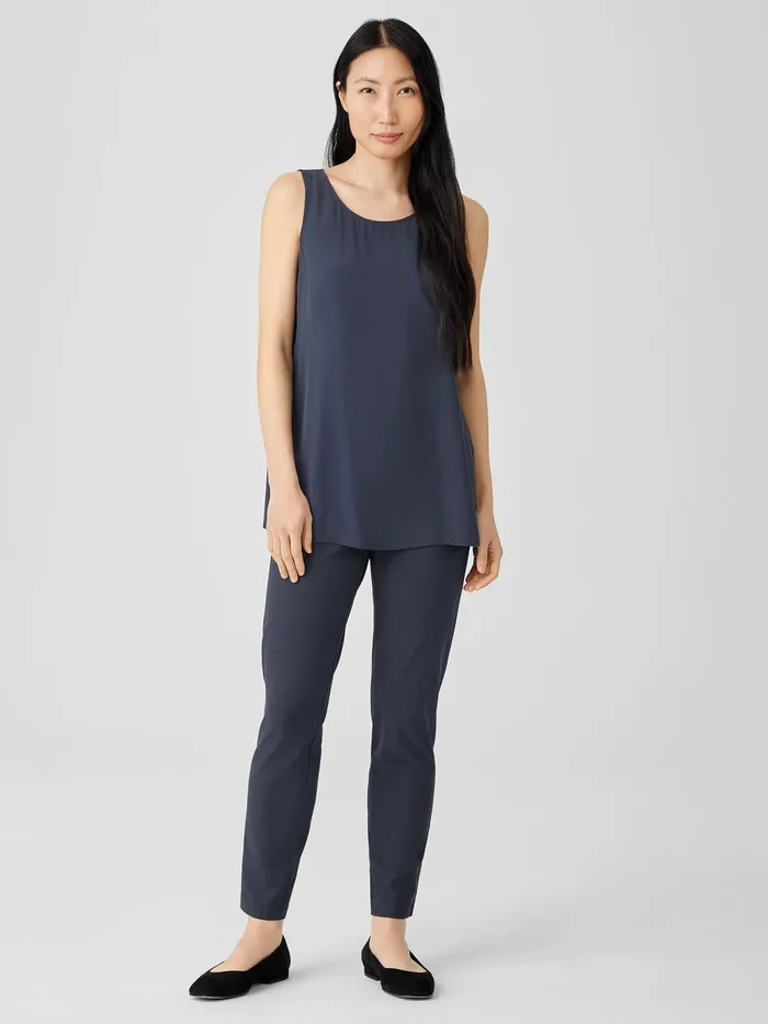 Washable Stretch Crepe Pant Ocean Women Eileen Fisher Pants Shorts and Jumpsuits