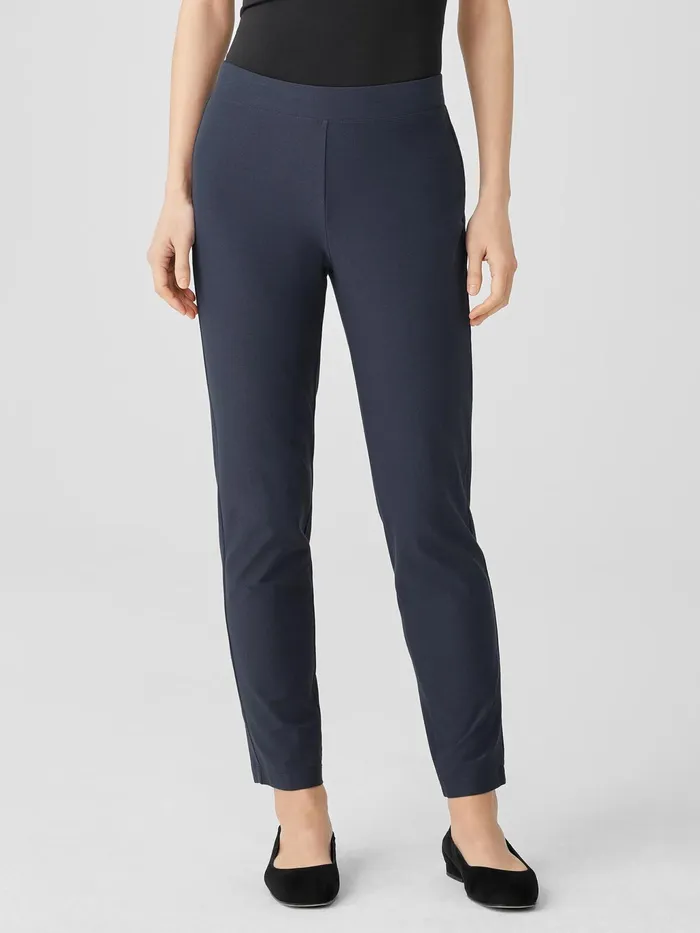 Washable Stretch Crepe Pant Ocean Women Eileen Fisher Pants Shorts and Jumpsuits