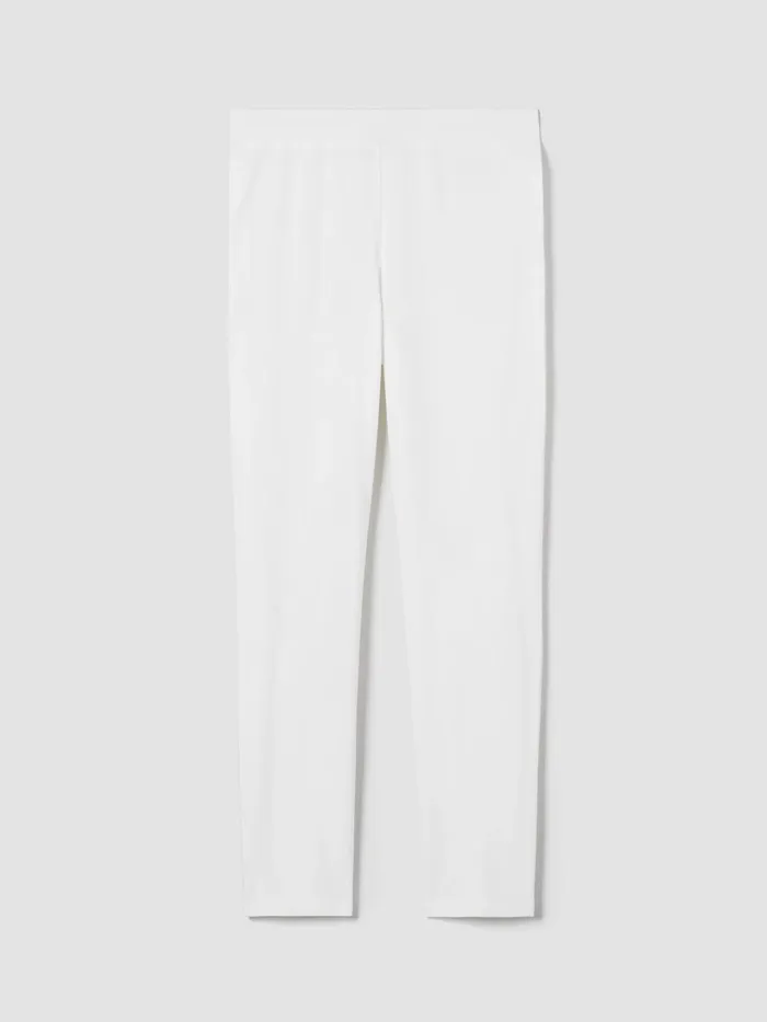 Washable Stretch Crepe Pant White Women Eileen Fisher Pants Shorts and Jumpsuits