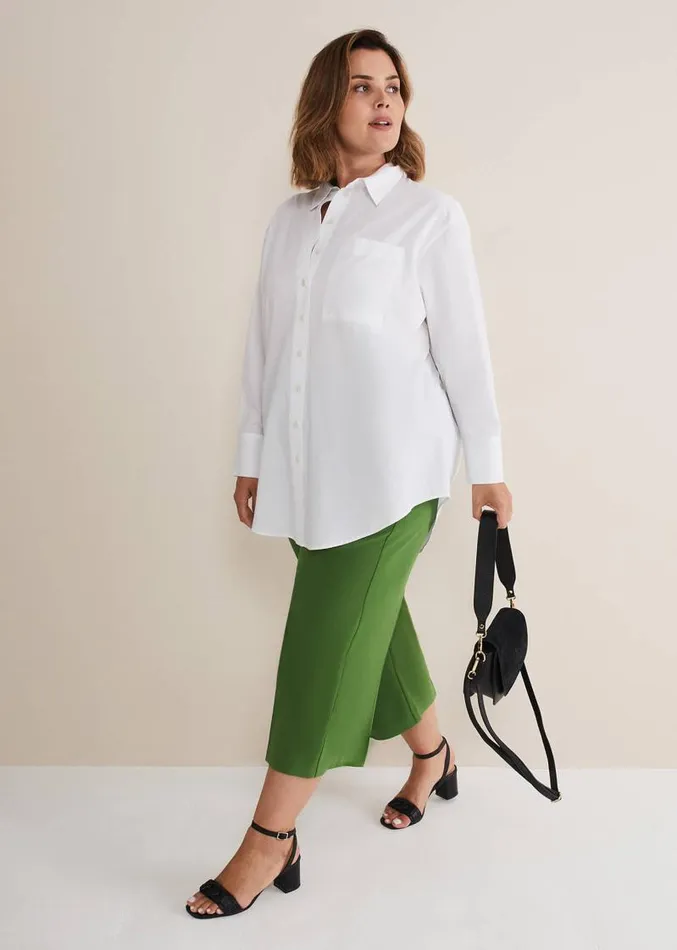 White Cotton Oversized Shirt White Women Phase Eight Shirts and Blouses
