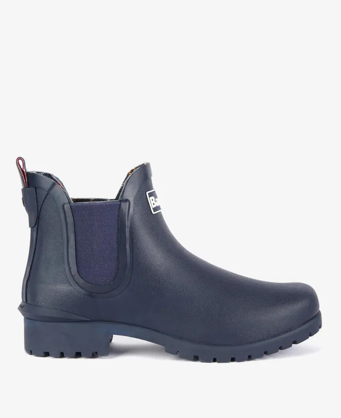 Wilton Wellingtons Navy Women Barbour Wellingtons