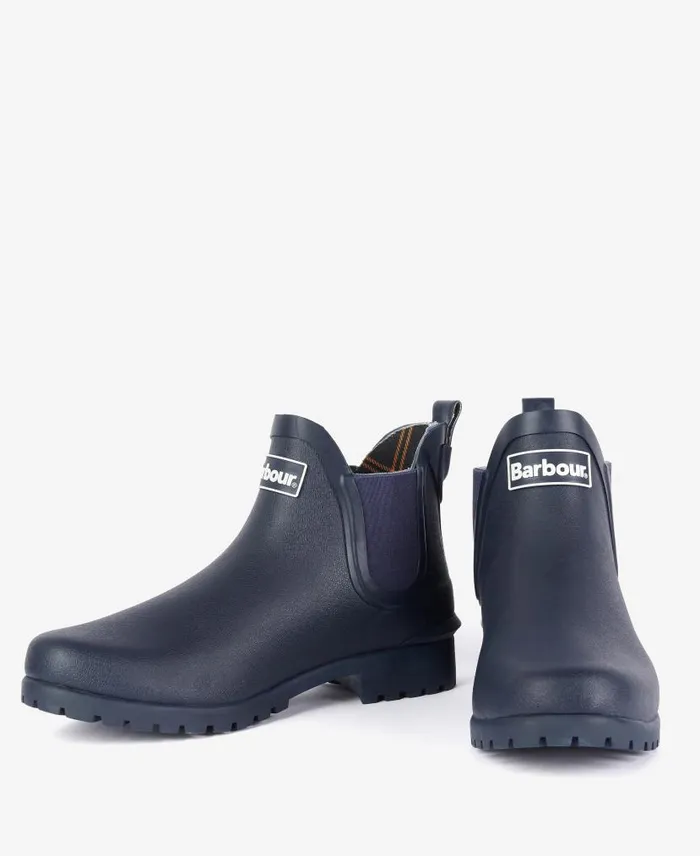 Wilton Wellingtons Navy Women Barbour Wellingtons