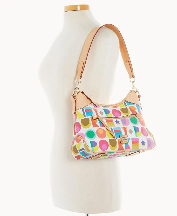 Woman Art Deco Hobo White Dooney and Bourke Shoulder Bags Woman Art Deco Hobo White Dooney and Bourke Shoulder Bags