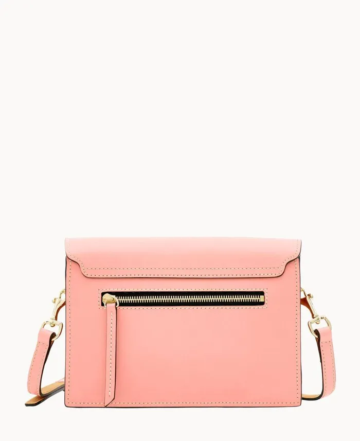 Woman Beacon East West Flap Crossbody Light Pink Dooney and Bourke Crossbodies