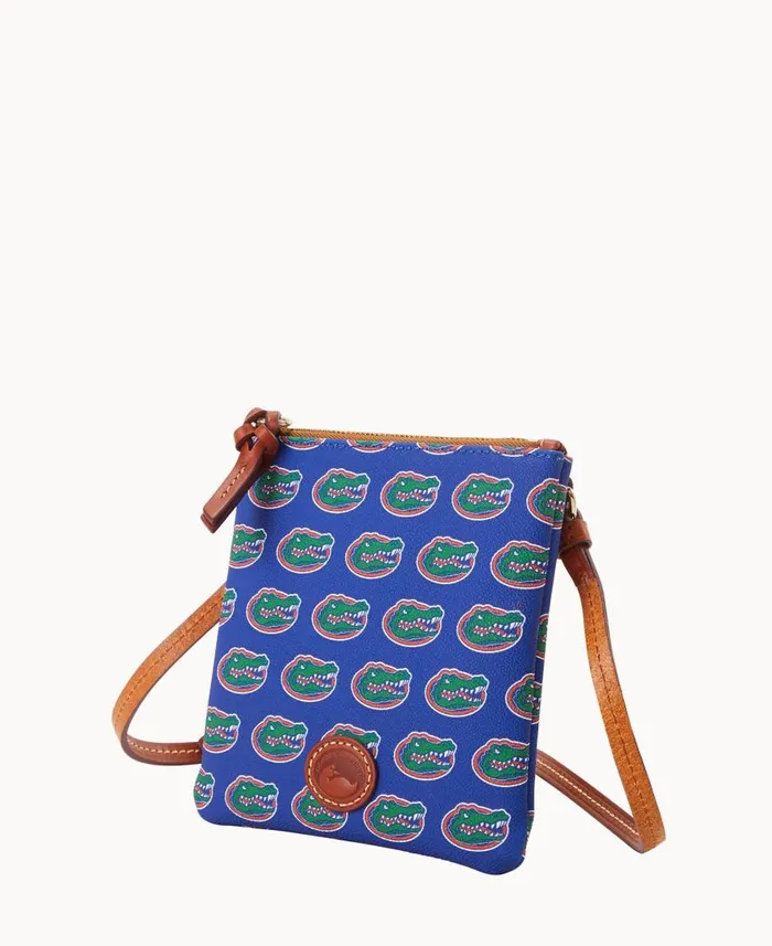 Woman Collegiate University Of Florida Small North South Top Zip Crossbody University Of Florid Dooney and Bourke Crossbodies