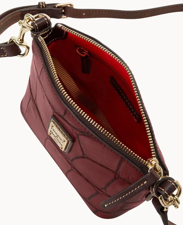 Woman Denison Mini Domed Crossbody Bordeaux Dooney and Bourke Crossbodies