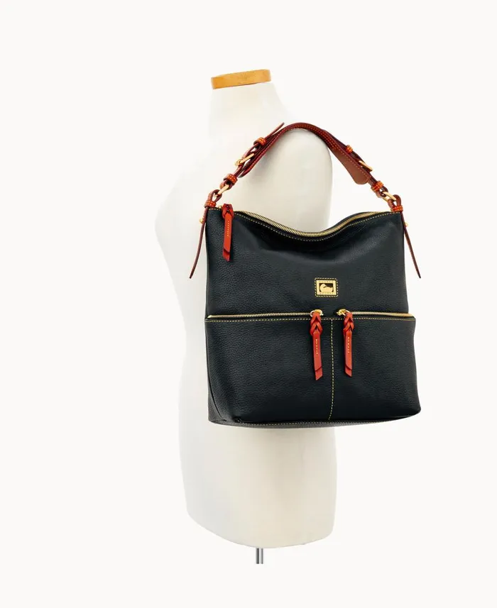 Woman Dillen Medium Pocket Sac Black Dooney and Bourke Shoulder Bags