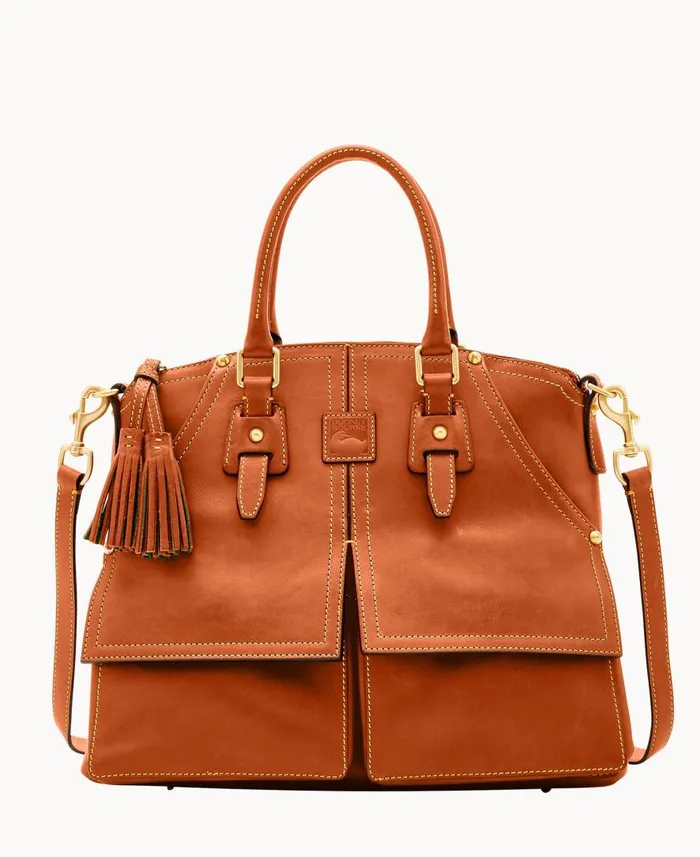 Woman Florentine Clayton Natural Dooney and Bourke Satchels