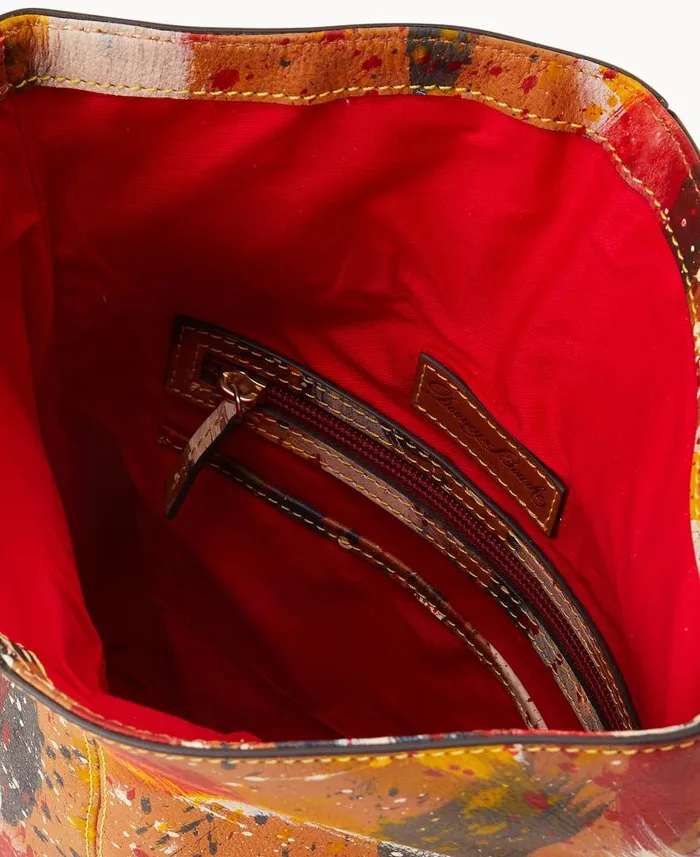 Woman Florentine Dipinta Medium Toggle Crossbody Natural Dooney and Bourke Crossbodies Woman Florentine Dipinta Medium Toggle Crossbody Natural Dooney and Bourke Crossbodies
