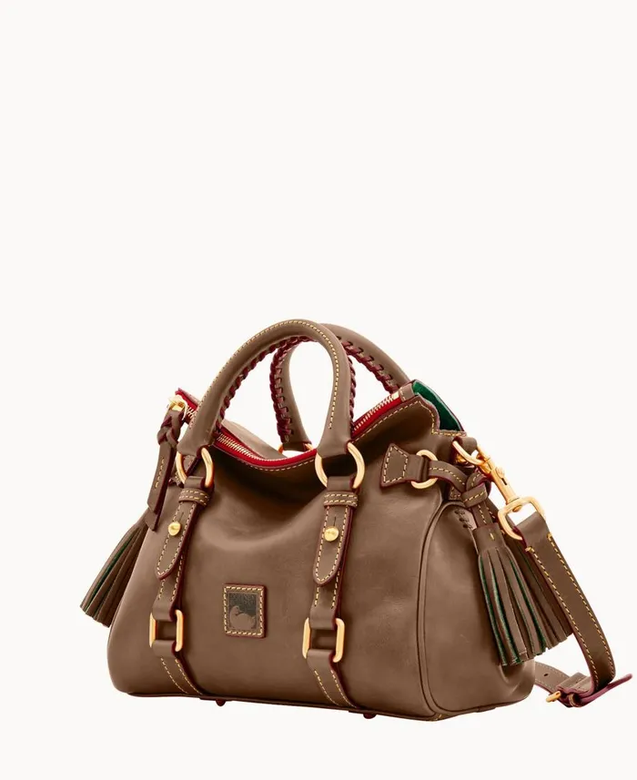 Woman Florentine Micro Satchel Elephant Dooney and Bourke Satchels Woman Florentine Micro Satchel Elephant Dooney and Bourke Satchels