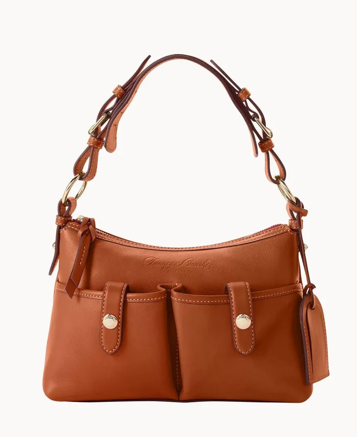 Woman Florentine Small Shoulder Bag Natural Dooney and Bourke Shoulder Bags