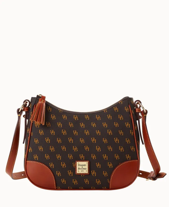 Woman Gretta Crossbody Hobo Brown Tmoro Dooney and Bourke Shoulder Bags