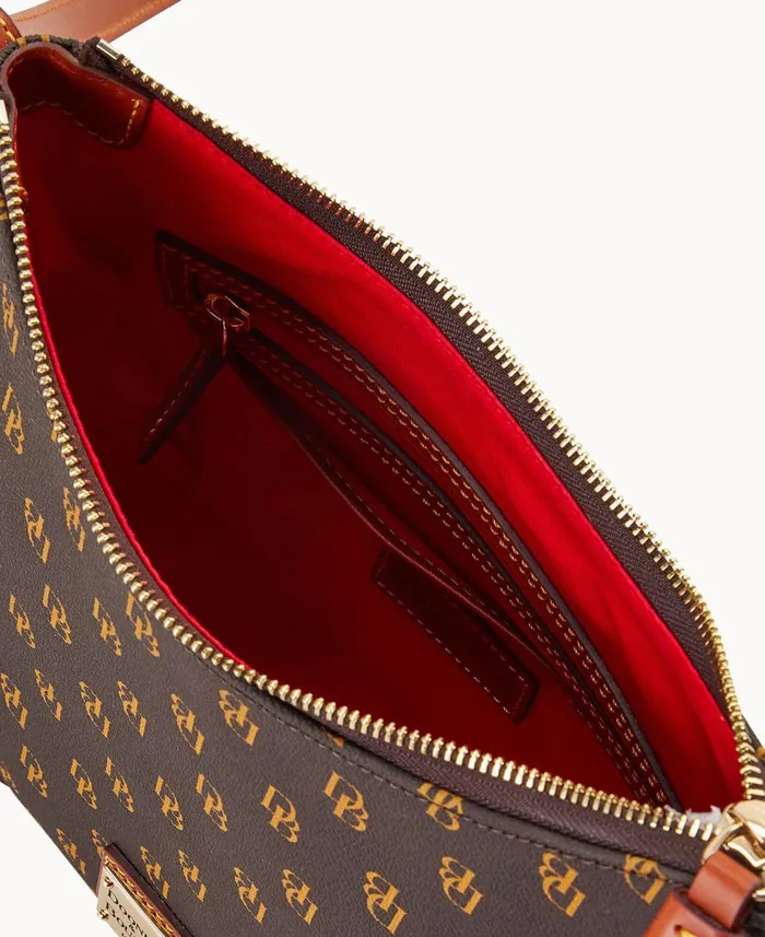 Woman Gretta Crossbody Hobo Brown Tmoro Dooney and Bourke Shoulder Bags Woman Gretta Crossbody Hobo Brown Tmoro Dooney and Bourke Shoulder Bags