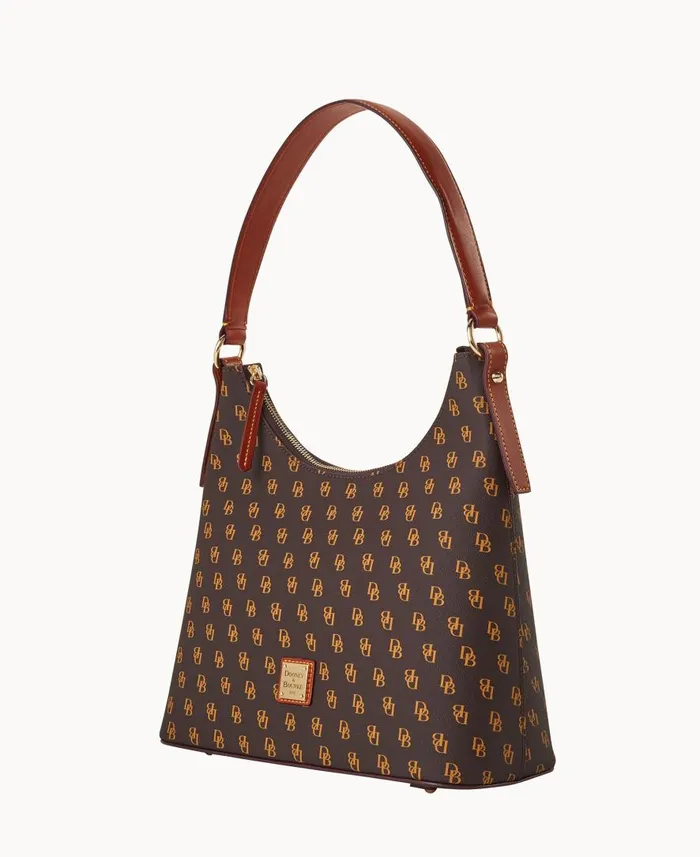 Woman Gretta Hobo Brown Tmoro Dooney and Bourke Shoulder Bags Woman Gretta Hobo Brown Tmoro Dooney and Bourke Shoulder Bags