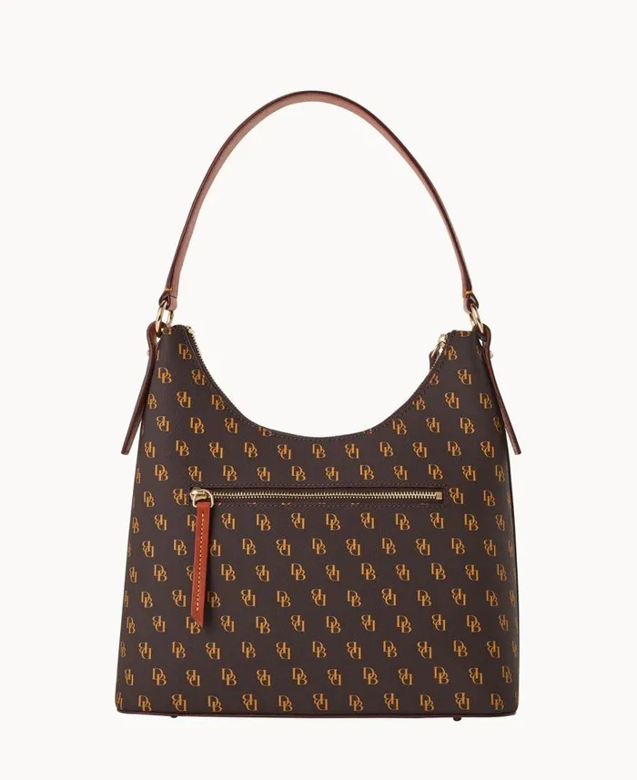 Woman Gretta Hobo Brown Tmoro Dooney and Bourke Shoulder Bags Woman Gretta Hobo Brown Tmoro Dooney and Bourke Shoulder Bags