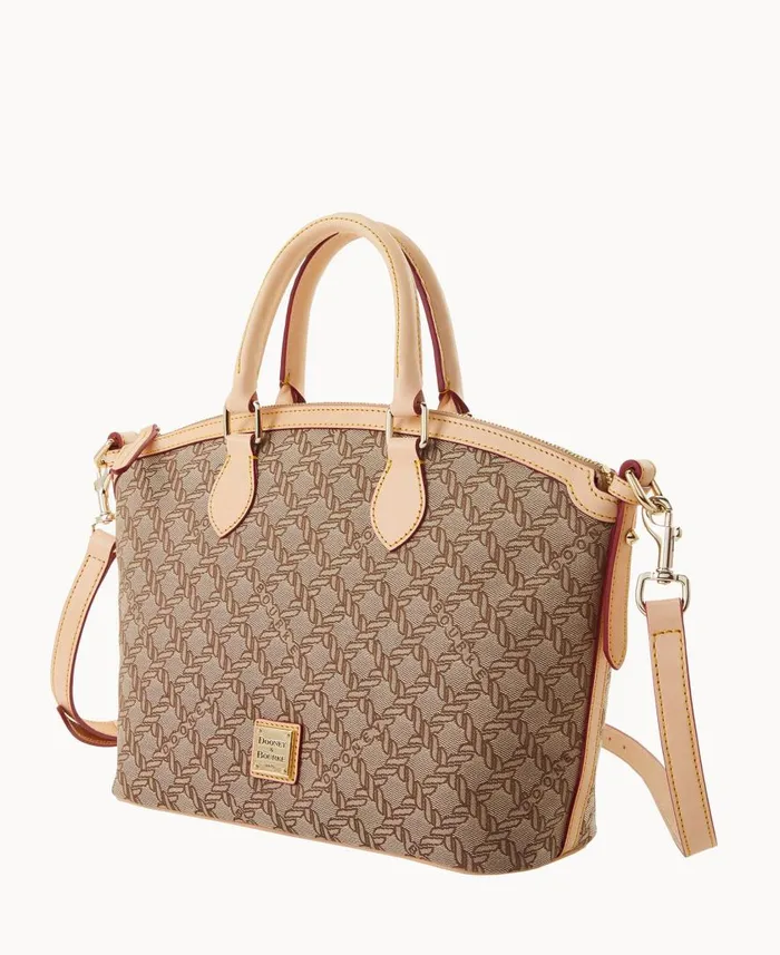 Woman Maritime Domed Satchel Brown Dooney and Bourke Satchels