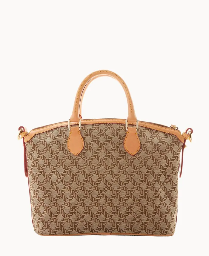 Woman Maritime Domed Satchel Brown Dooney and Bourke Satchels