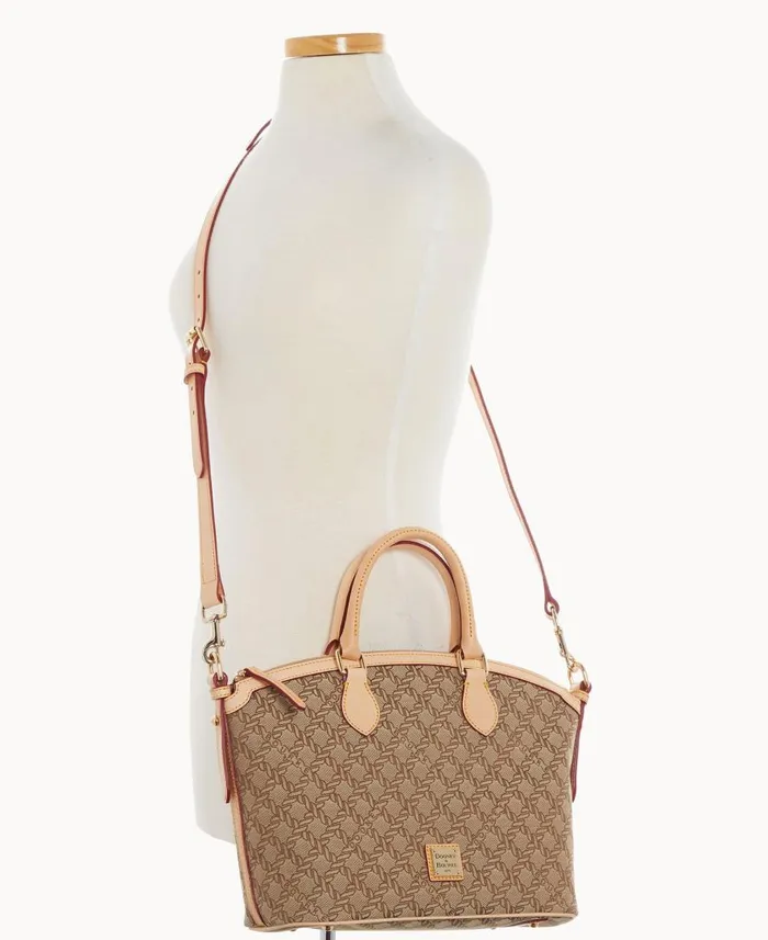 Woman Maritime Domed Satchel Brown Dooney and Bourke Satchels