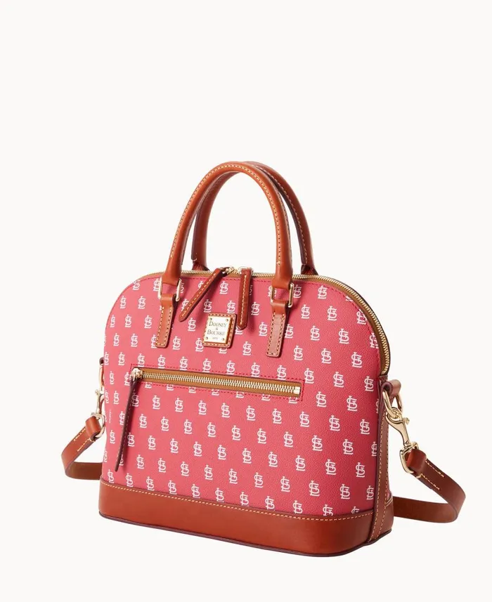 Woman MLB Cardinals Domed Zip Satchel Cardinals Dooney and Bourke Satchels Woman MLB Cardinals Domed Zip Satchel Cardinals Dooney and Bourke Satchels