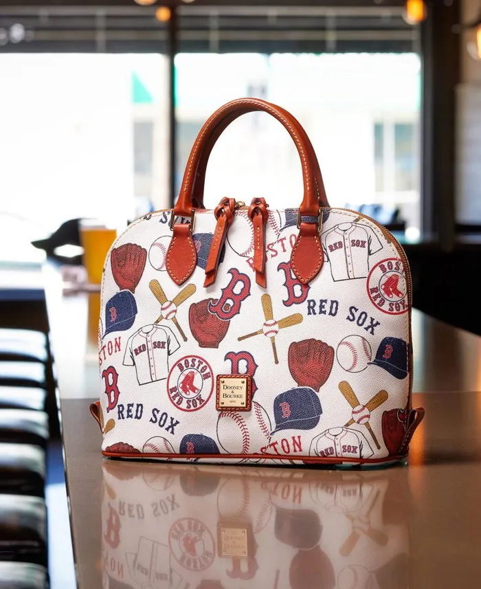 Woman MLB Red Sox Zip Zip Satchel Red Sox Dooney and Bourke Satchels Woman MLB Red Sox Zip Zip Satchel Red Sox Dooney and Bourke Satchels
